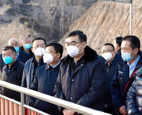李建国在河曲调研疫情防控、安全生产、生态治理和煤炭增产保供等工作